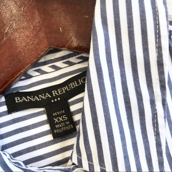 Banana Republic Classic Striped Button Down XXSP - Picture 6 of 6